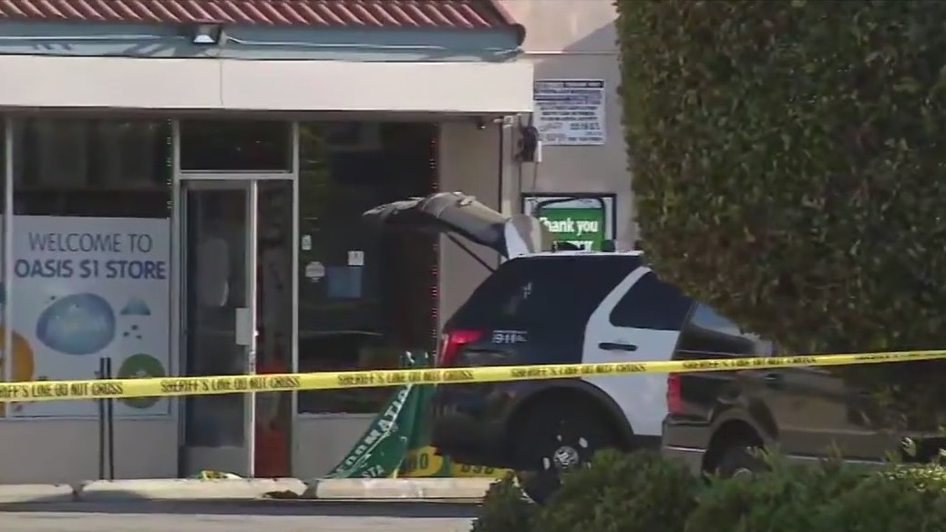Man shot dead outside store in Compton